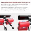 Inversion Table with Headrest & Adjustable Protective Belt