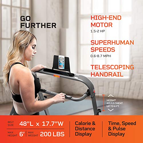 LifePro Electrostride Compact Folding Treadmill