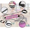 PLEASION Pilates Exercise Resistance Band, Yoga Pilates Bar Reformer Kit