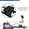 Home Fitness Water Rowing Machine with LCD Monitor and Dual Rails