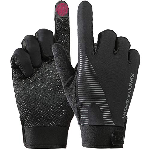 Lorpect Full Finger Workout Gloves Anti-Slip Full Palm Protection