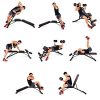 DlandHome Home Gym Adjustable Bench Sit Up Incline Exercise