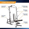 Marcy Pro Deluxe Cage System with Weightlifting Bench