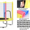 Mini Indoor Kid Trampoline for Kids Toddlers 55" Fitness Trampolines