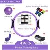 YXILEE Pilates Ring Set Yoga Fitness Circle Fabric Resistance Exercise Band Set