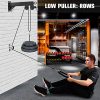 Odoland Wall Mount Forearm Wrist Roller Trainer