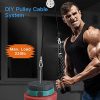 Fitness LAT and Lift Pulley System Gym Pulley Cable Machine