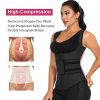 FeelinGirl Women's Latex Underbust Training Cincher Workout Waist