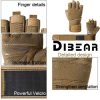 DIBEAR Gym Workout Gloves, Half Finger Weight Lifting Gloves