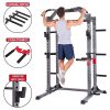 Body Power Deluxe Rack Cage with Accessories, Attachments