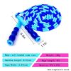 Soft Beaded Jump Rope for Kids, Adjustable Tangle-Free Skipping Rope