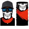Yeoubi 6 Pcs 3D Skull Face Sun Mask, Neck Gaiter, Headwear