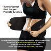 Hourglass Waist Trainer Trimmer Slimming Belt - Hot Neoprene