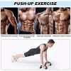 Freehawk Push Up Bars Strength Training Workout Stands Steel Handles