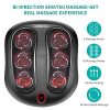 Nekteck Foot Massager with Heat, Shiatsu Heated Elecric
