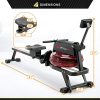 CIRCUIT FITNESS Circuit Fitness Water Rowing Machine 300 lb.