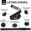 DMoose Fitness Weight Lifting Hooks and Lifting Wrist Straps