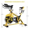 MaxKare Stationary Bike Belt Drive Indoor Cycling Bike 44lbs