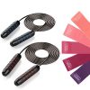 2 Pack Jump Rope, QILEBI Tangle-Free skipping Ropes