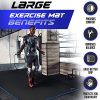 Sensu Large Exercise Mat – 6’ x 4’ x 8.5mm Extra Thick Workout Mats