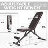 Home Gym with the Adjustable Strength Training Weight Bench – Achieve Full-Body Workout Goals