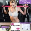 Pilates Bar Kit with Resistance Band, Portable Home Gym Workout Package