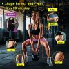 Non-Slip Exercise Bands Elastic Resistance Loops Bands