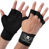 Mava Sports Ventilated Workout Gloves with Integrated Wrist Wraps Support