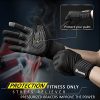 Ventilated Weight Lifting Gym Workout Gloves Full Finge