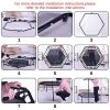 Silent Mini Trampoline with Adjustable Handle Bar