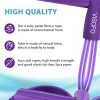 VISOFO Pedal Resistance Band, 4-Tube Natural Latex Yoga Pedal