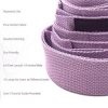 Yoga Stretch Strap, Cotton Non Elastic Multi Loop 80 inch