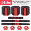 ZYOMY Dumbbells Set of 2,Up to 44Lbs Adjustable Weight