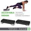 Gaiam Essentials Exercise Step Platform Aerobic Stepper Bench