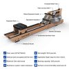 Mr. Rudolf Water Rowing Machine with Bluetooth Monitor