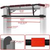 IRON AGE Pull Up Bar for Doorway - Angled Grip Home Gym Exercise Equipment