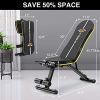 Weight Bench Adjustable, Figolo Workout Bench