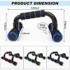 Freehawk Push Up Bars Strength Training Workout Stands Steel Handles