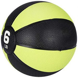Epetlover 6 lbs Medicine Ball Exercise Weighted Fitness