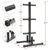 YAHEETECH 2in Weight Plate Rack Tree, 2 Barbell Bar Holders