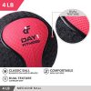 Medicine Exercise Ball with Dual Texture for Superior Grip