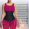 QEESMEI Neoprene Sweat Waist Trainer Corset Trimmer Belt