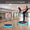 SereneLife Portable & Foldable Trampoline - 40" in-Home Mini Rebounder
