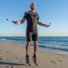 Ropeless Jump Air Skipping Rope with Padded Grip Handles