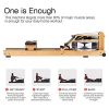 Water Rowing Machine for Home Use Wood Gyms Training Equipment