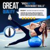 Exercise Ball - 2,000 lbs Stability Ball - Professional Grade