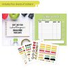 Fitness Planner | 8x8" Daily Workout Books | Gym Workout Planner