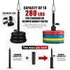 Mikolo Fitness LAT and Lift Pulley System, Dual Cable Machine