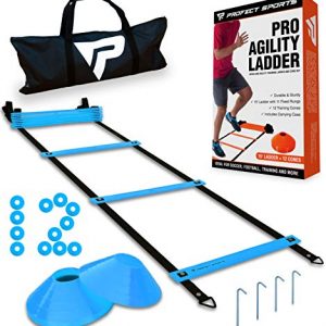 Agility Ladder and Cones for Soccer, Football, Sports, Exercise, Workout