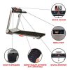 Unleash Your Home Workouts: Electric Slim Folding Treadmill | Space‑Saving Fitness!